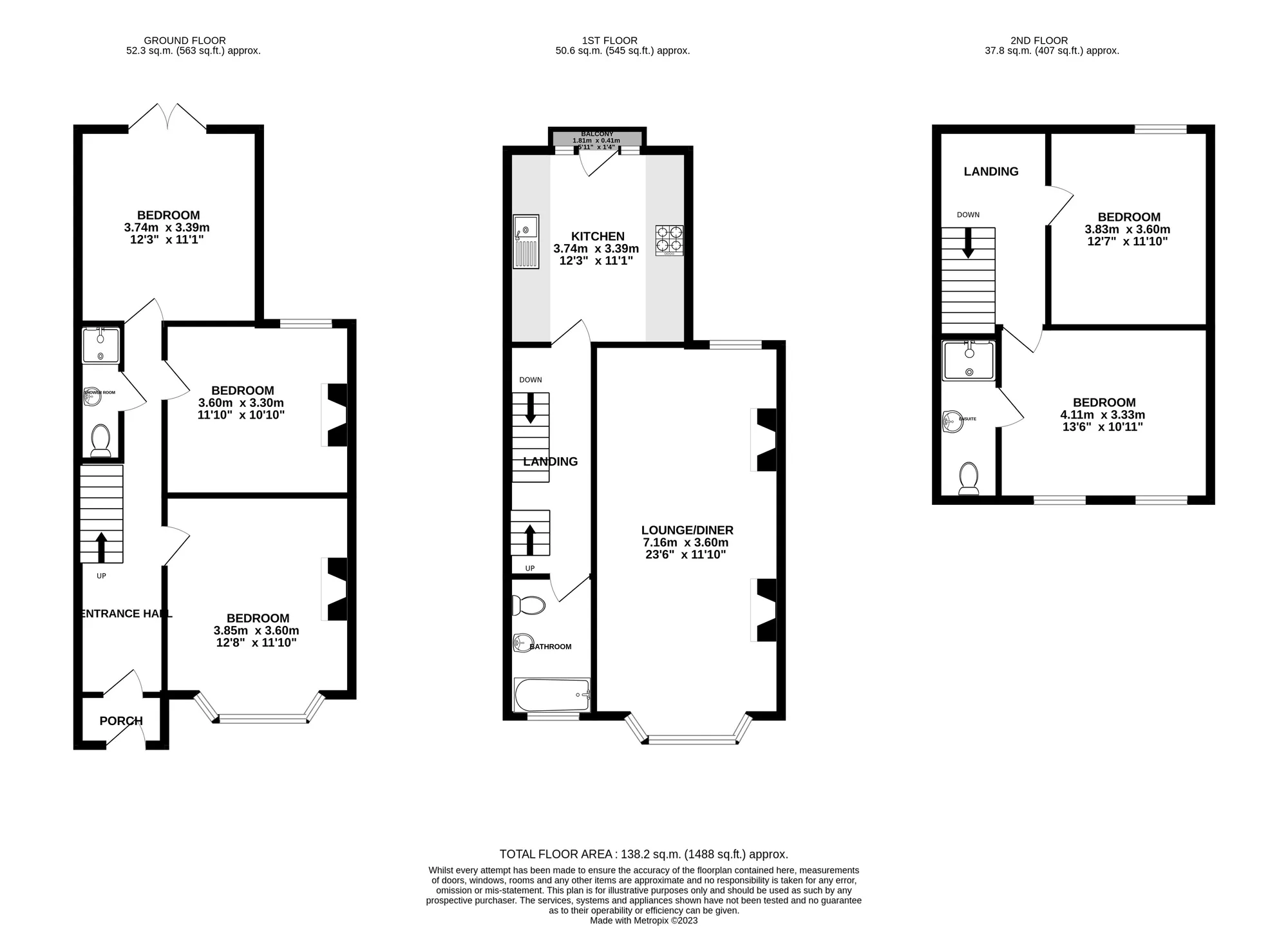 5 bed semi-detached house for sale in Bournemouth Road, Poole - Property floorplan