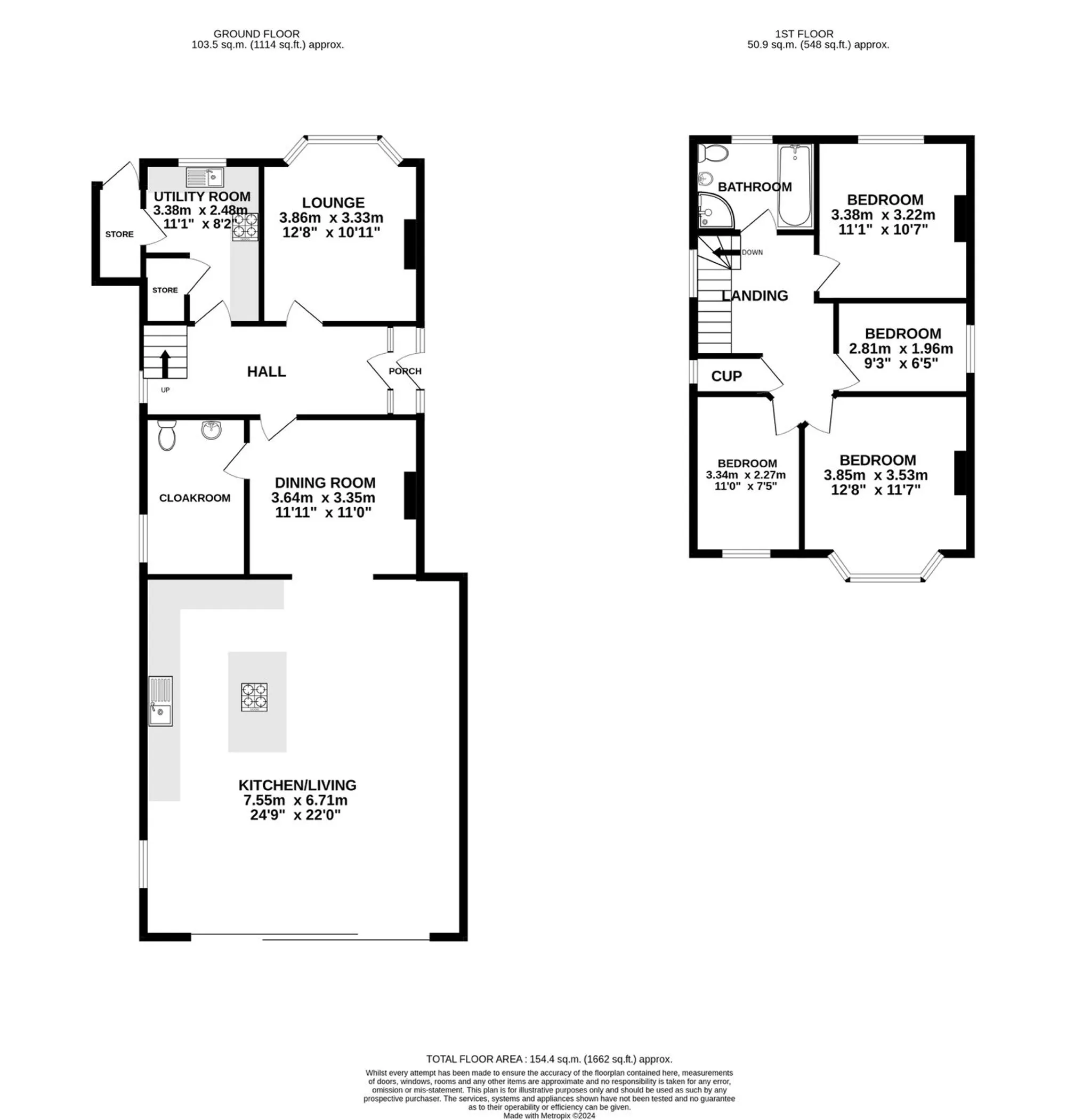 4 bed detached house for sale in Sherwood Avenue, Poole - Property floorplan