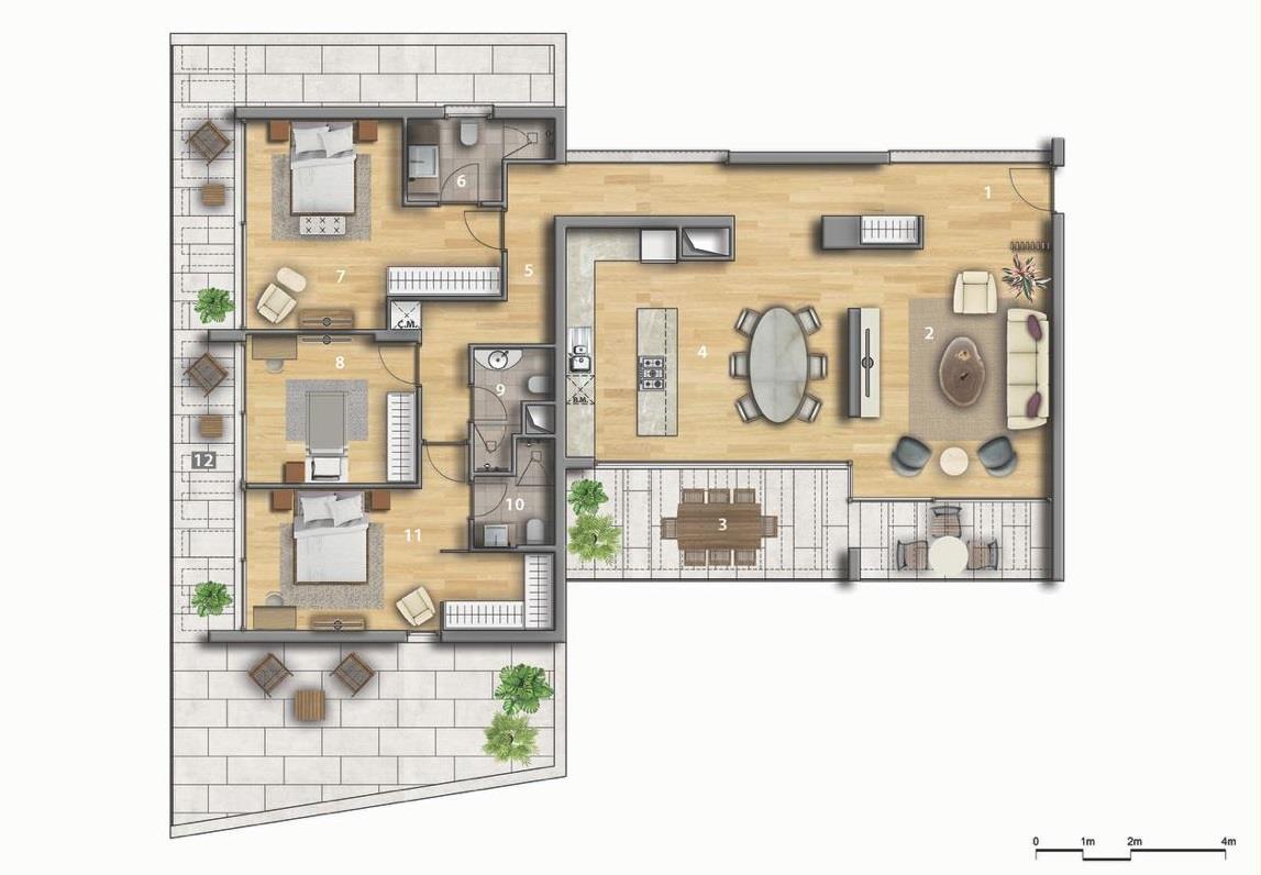 3 bed penthouse for sale, Varosha - Famagusta  - Property Image 7