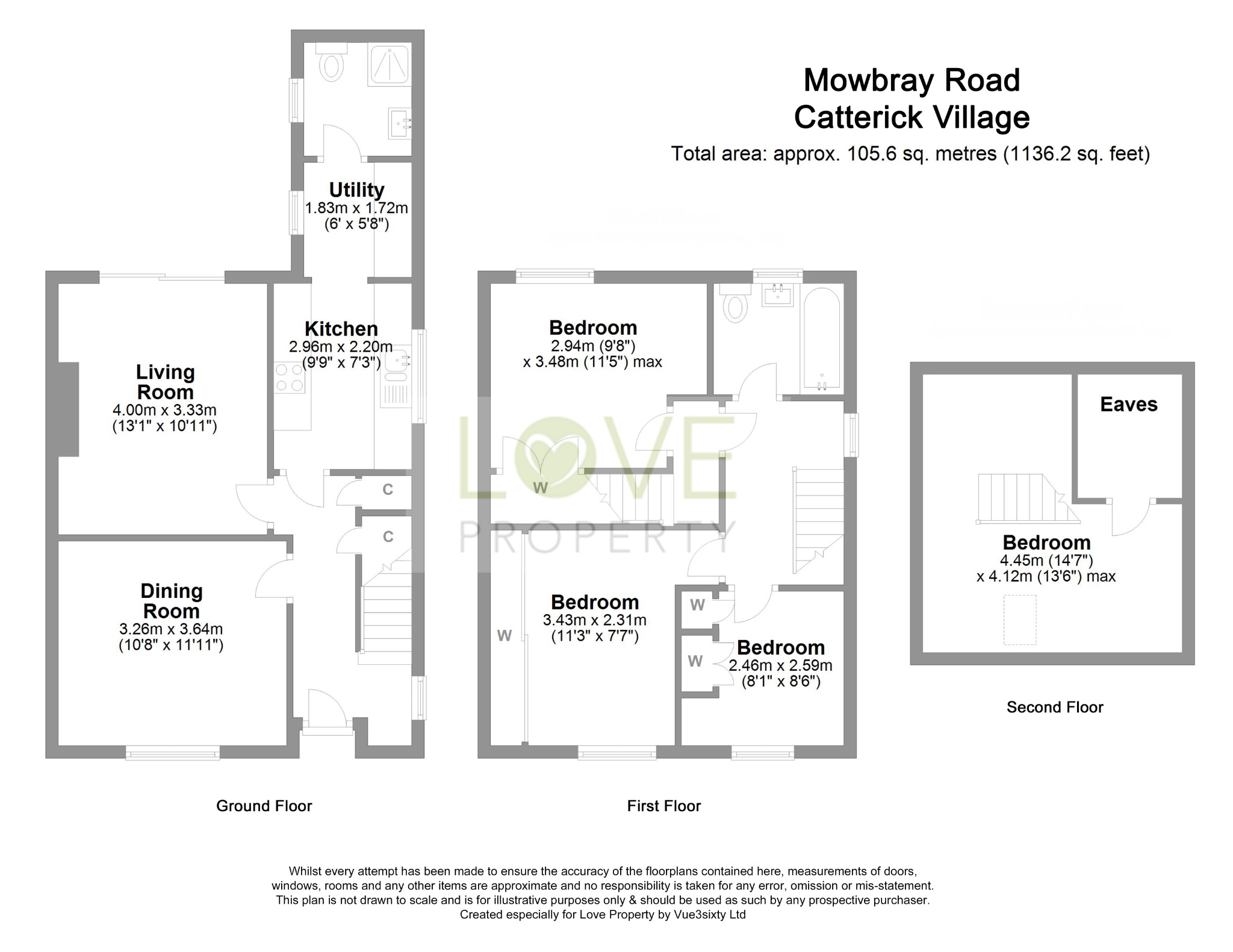 3 bed semi-detached house to rent in Mowbray Road, Richmond - Property floorplan