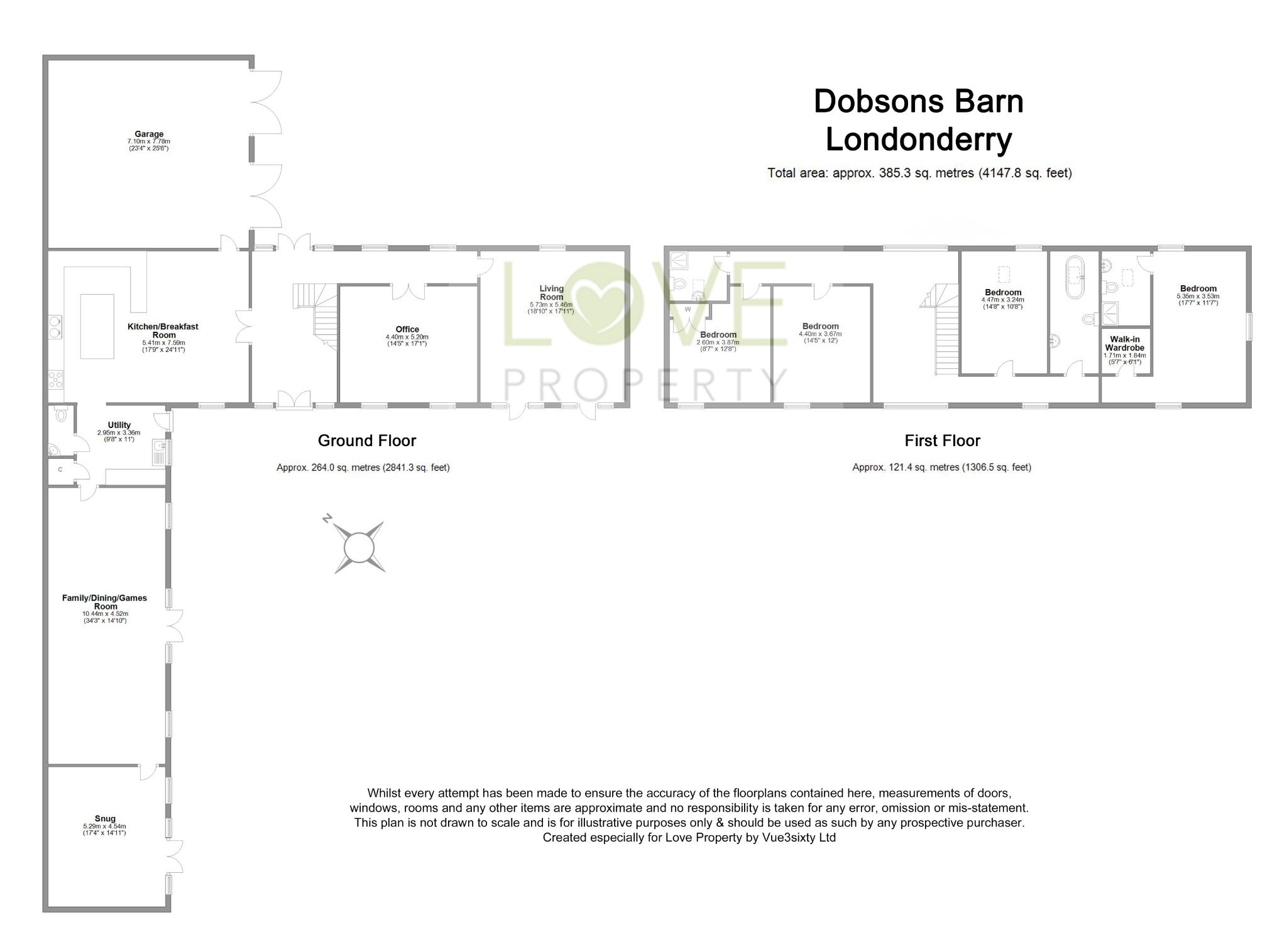 4 bed barn conversion for sale, Northallerton - Property floorplan