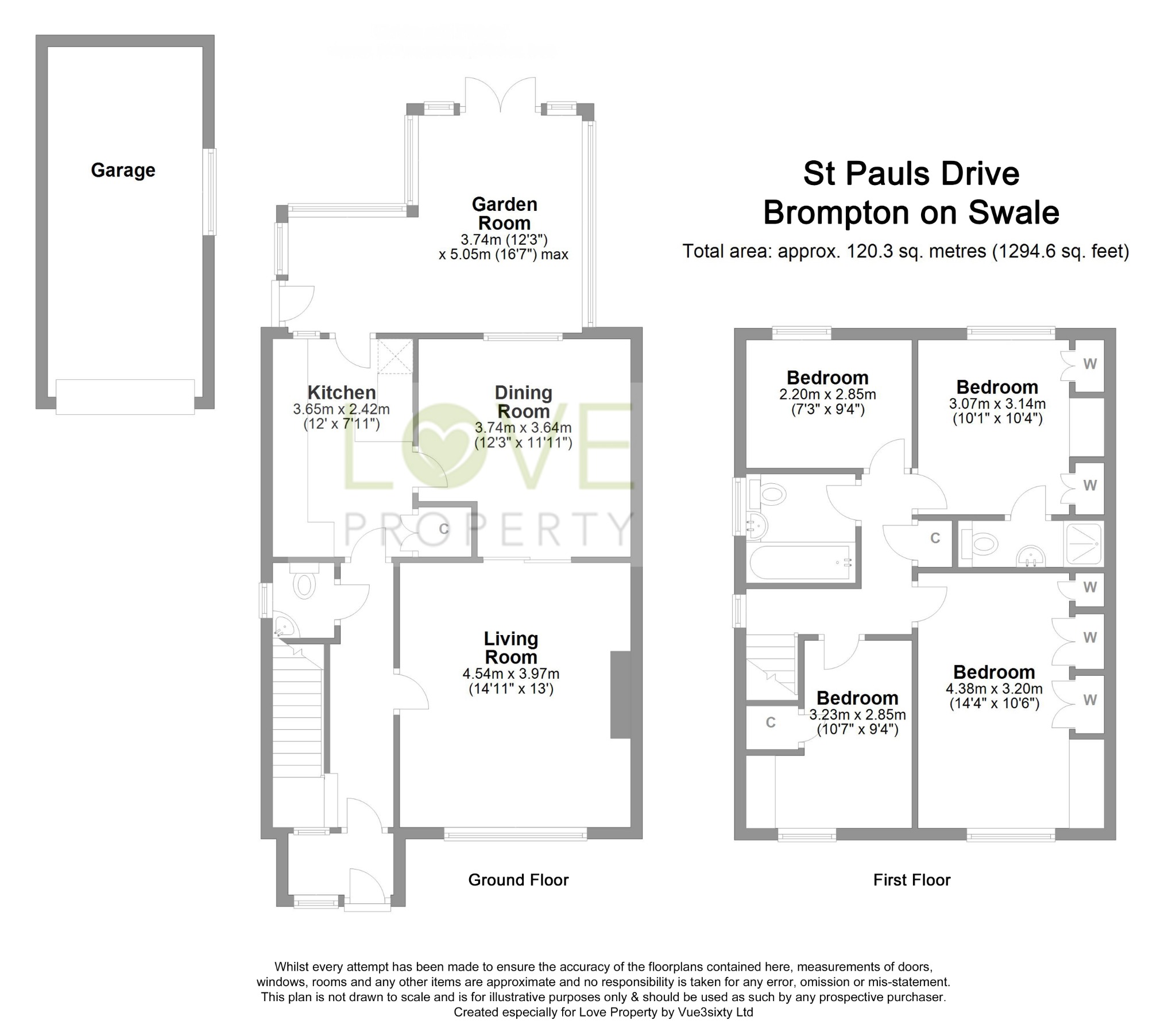 4 bed detached house to rent in St. Pauls Drive, North Yorkshire - Property floorplan