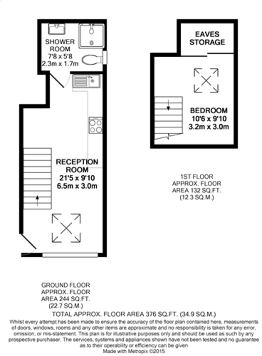 Flat to rent in Hillside, Horsham - Property Floorplan