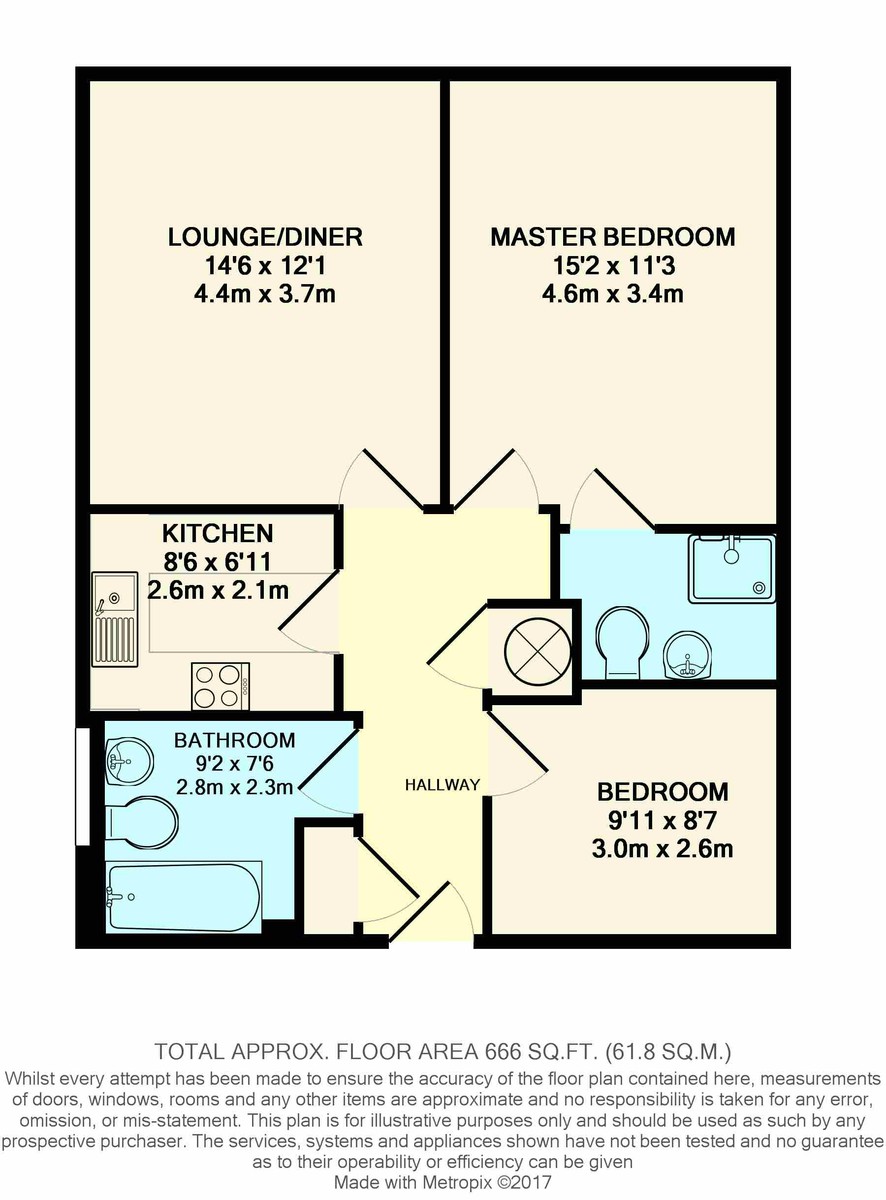 2 bed apartment to rent in St Leonards, Horsham - Property Floorplan