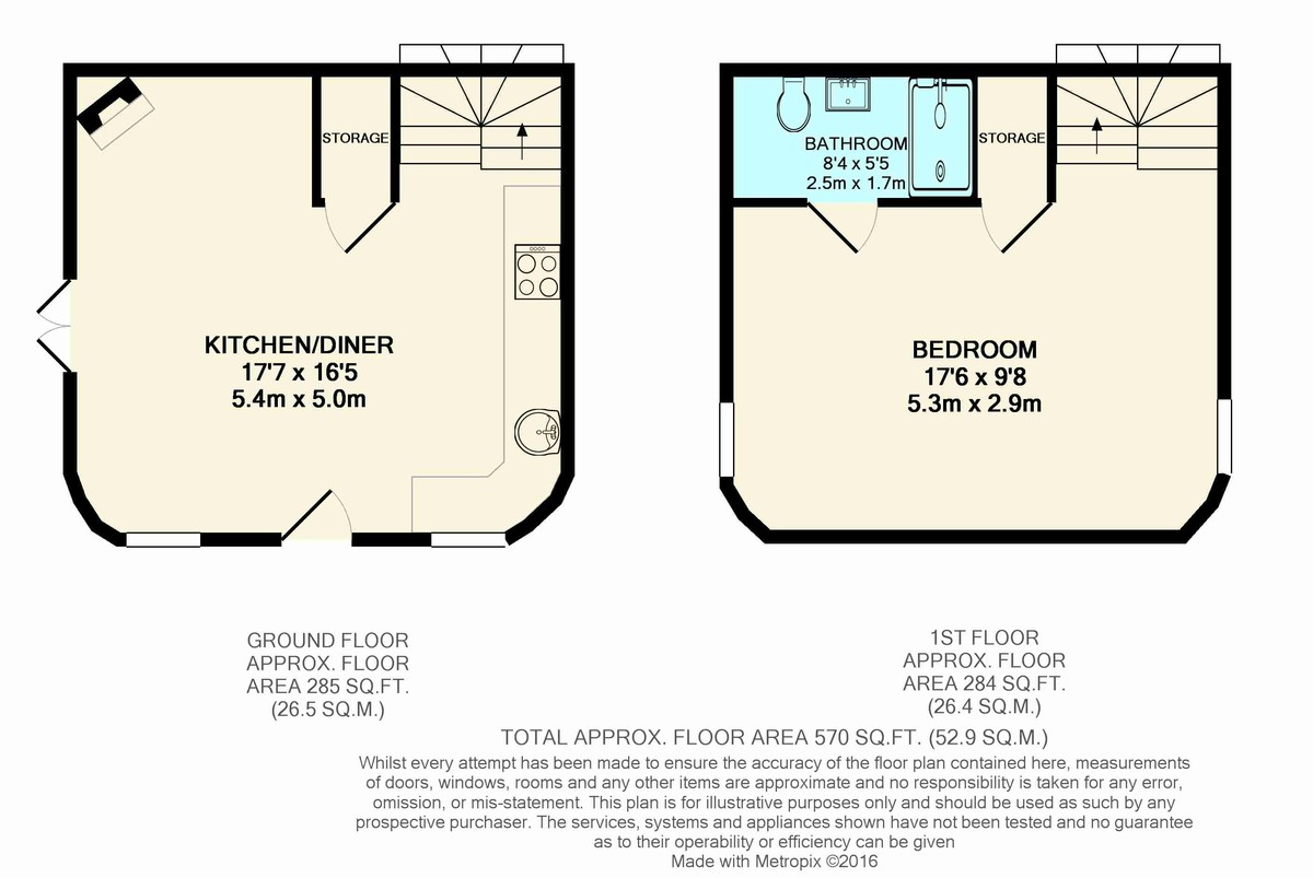 1 bed detached house to rent in The Old Sussex Stud - Property floorplan