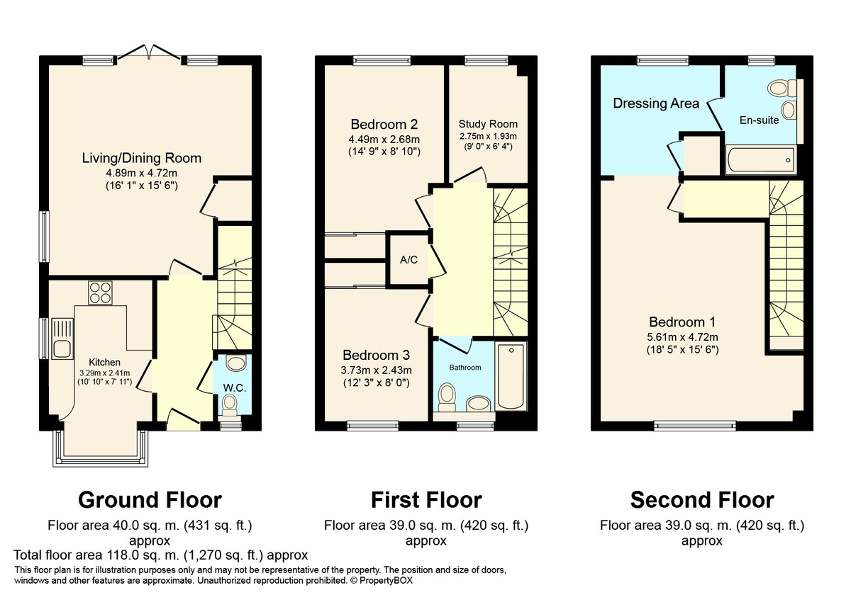 4 bed detached house to rent in Illett Way, Kilnwood Vale - Property Floorplan