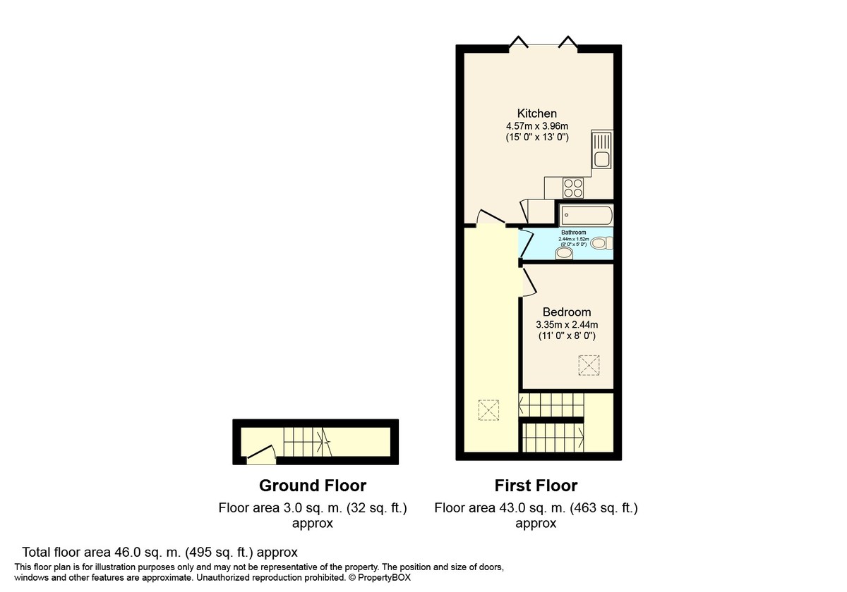 1 bed apartment to rent in Holmes Park, Horsham - Property Floorplan