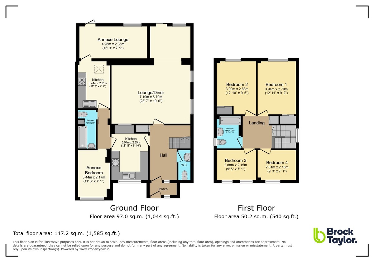 5 bed detached house for sale in Harvesters, Horsham - Property Floorplan