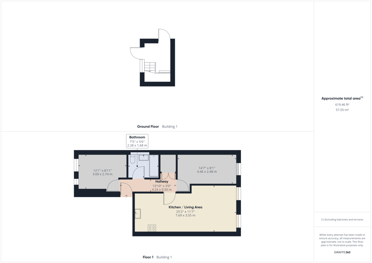 2 bed flat to rent in South Road, Haywards Heath - Property Floorplan