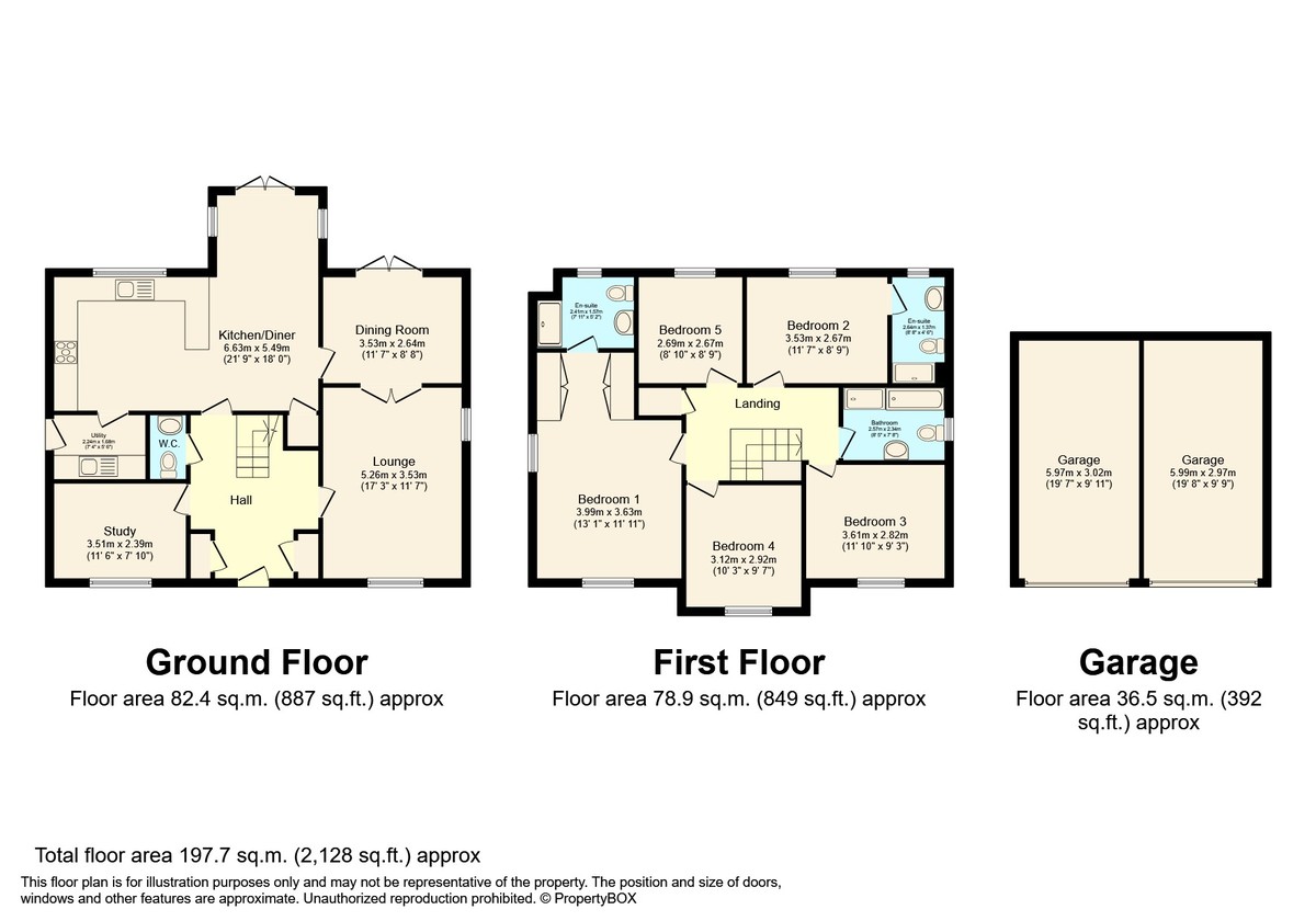 5 bed detached house for sale in Centenary Road, Horsham - Property Floorplan