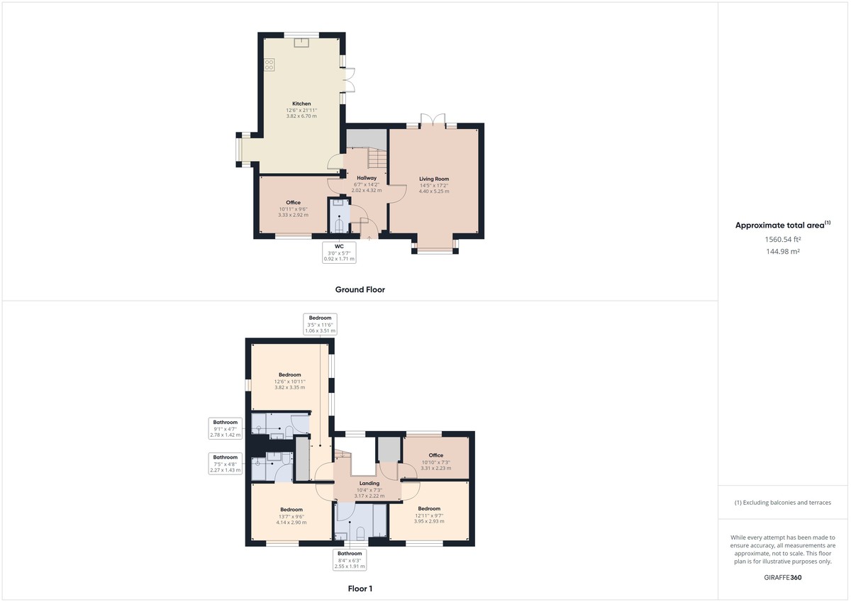 4 bed detached house to rent in Riverside, Pulborough - Property Floorplan