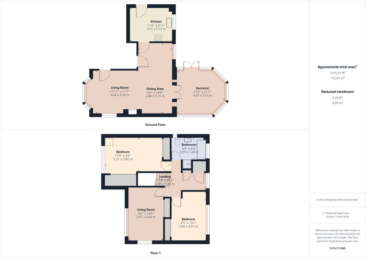 3 bed detached house for sale in Reynard Close, Horsham - Property Floorplan