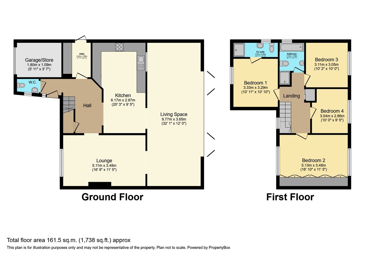 4 bed detached house for sale in Patchings, Horsham - Property Floorplan