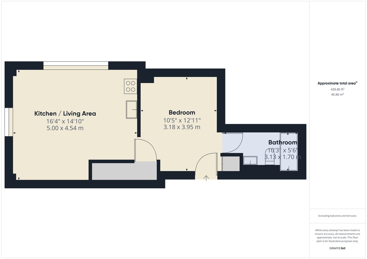 Apartment to rent in North Street, Horsham, RH12 - Property floorplan
