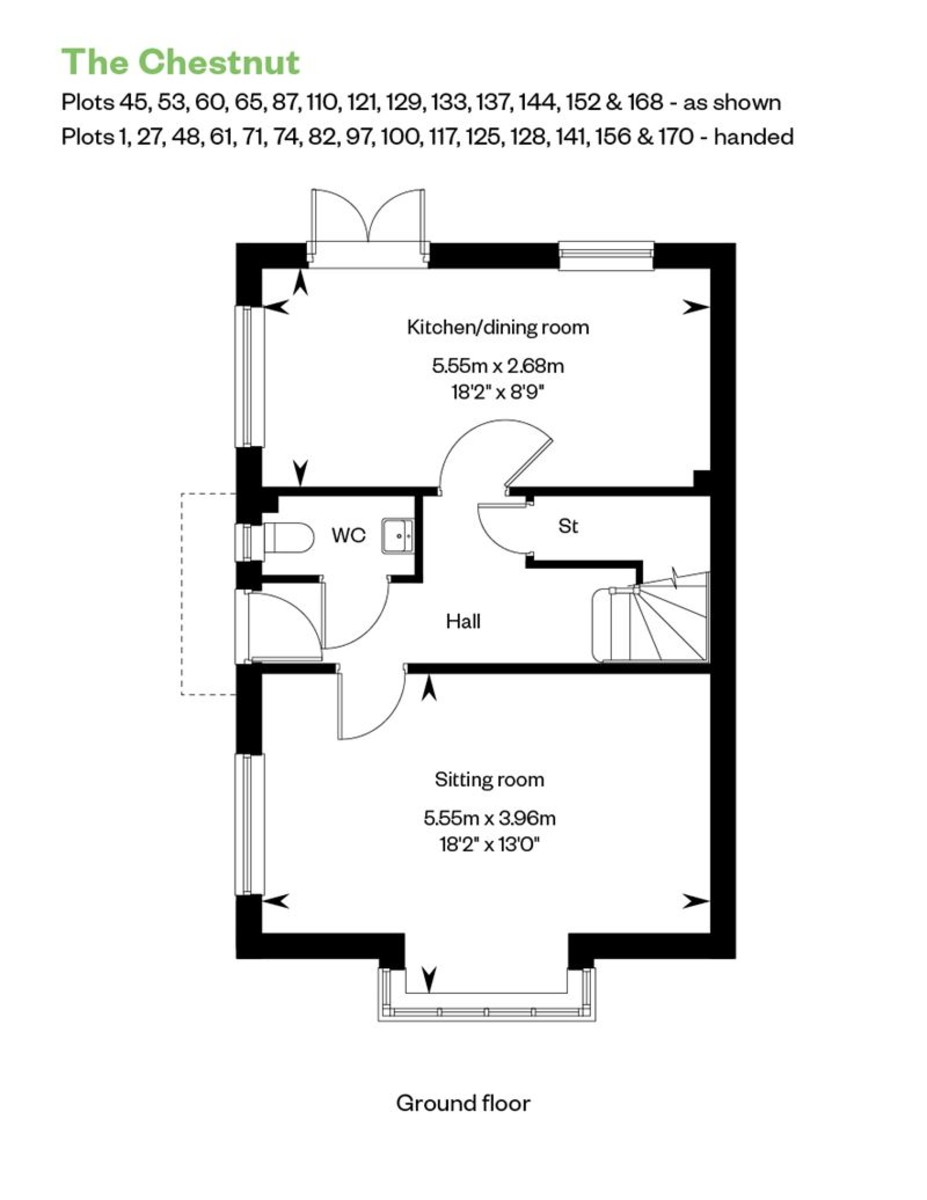 3 bed semi-detached house for sale in Oriel Road, Horsham - Property Floorplan