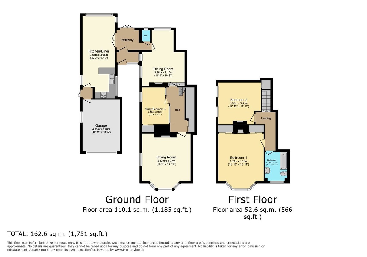 3 bed semi-detached house for sale in Richmond Road, Horsham - Property Floorplan