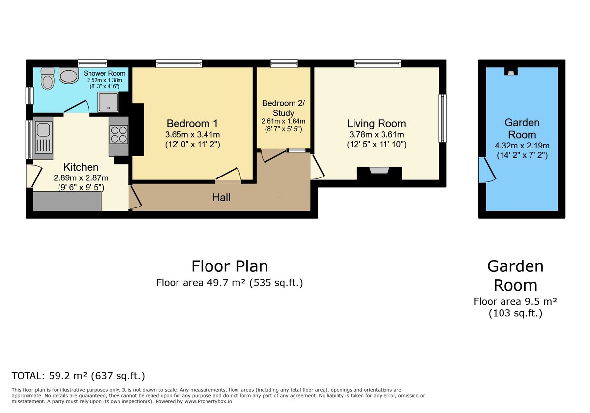 2 bed flat for sale in Lewes Road, Haywards Heath - Property Floorplan