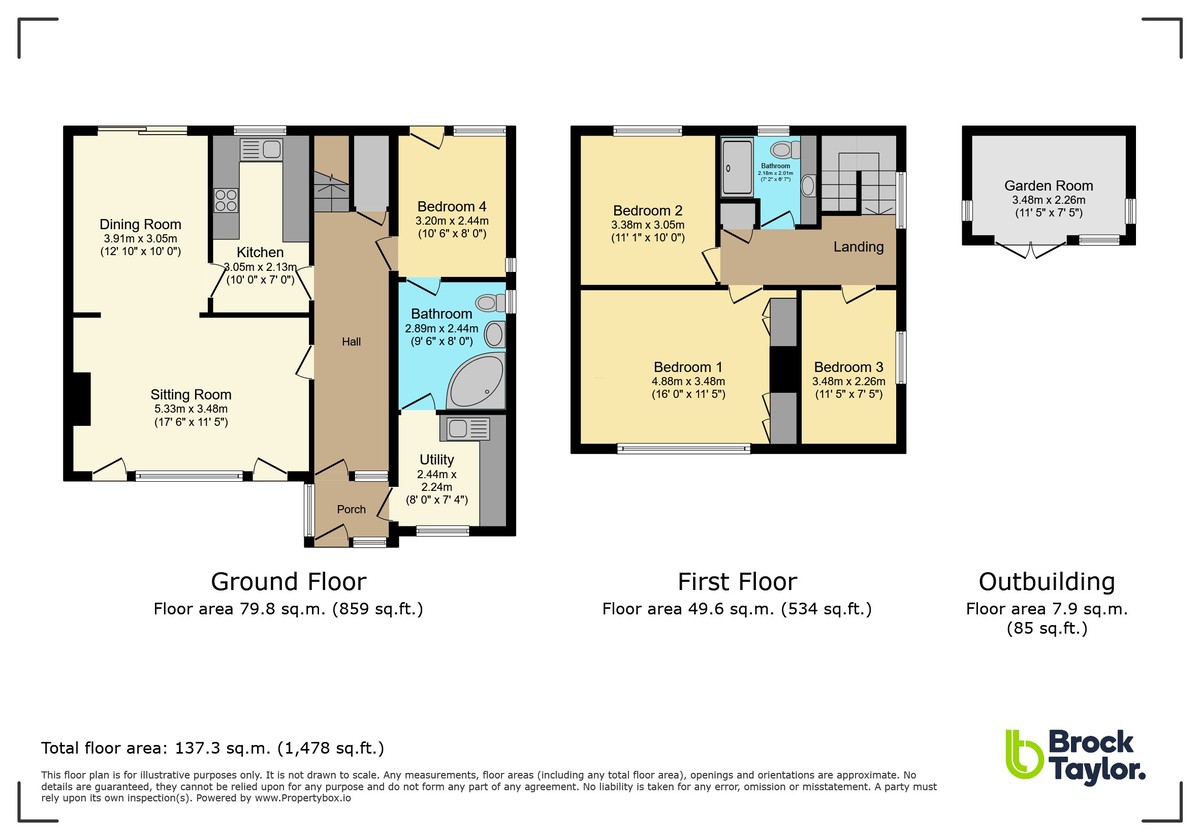 4 bed detached house for sale in College Road, Ardingly - Property floorplan