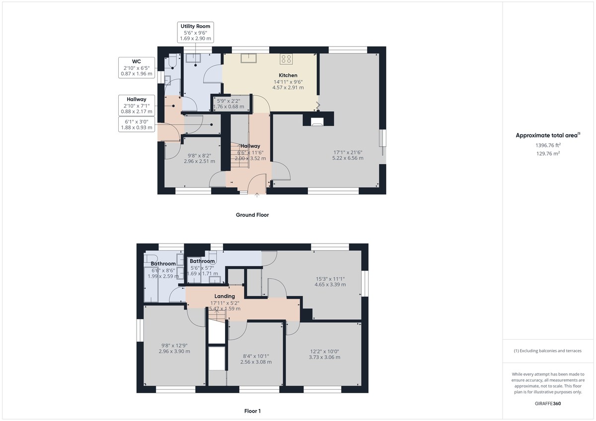 4 bed detached house to rent in Faygate Lane, Horsham - Property Floorplan
