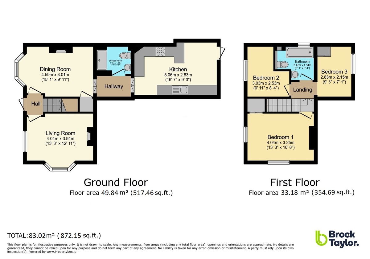 3 bed semi-detached house for sale in Depot Road, Horsham - Property Floorplan