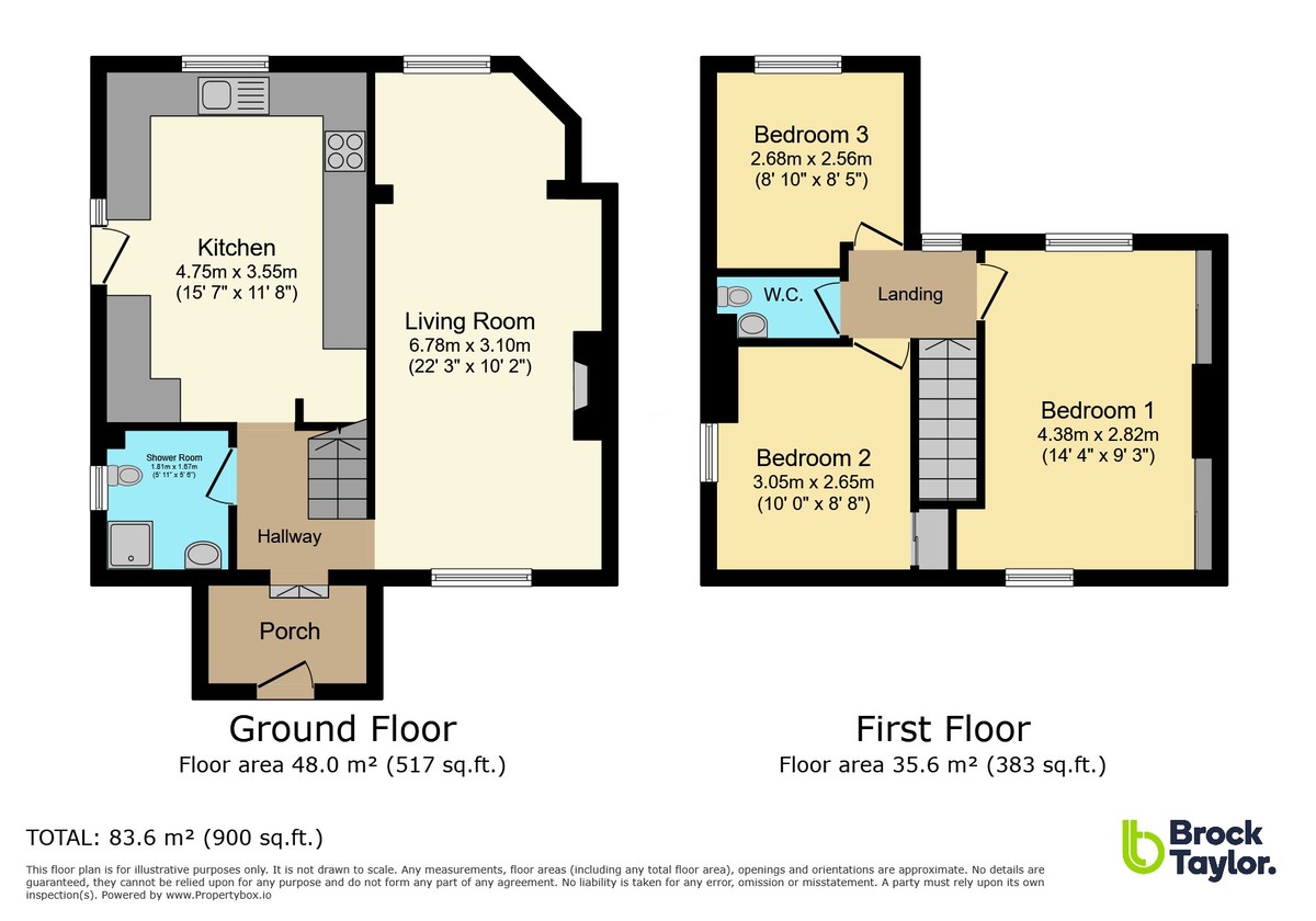 3 bed semi-detached house for sale in Coopers Wood, Handcross - Property Floorplan