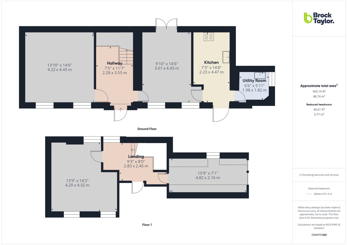 2 bed barn conversion to rent in Allrey House, Cowfold - Property Floorplan