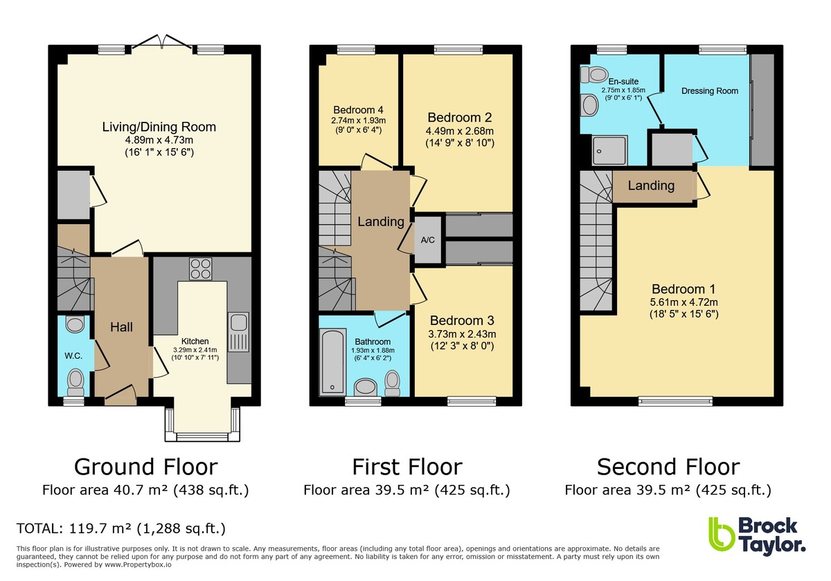 4 bed detached house for sale in Illett Way, Horsham - Property Floorplan