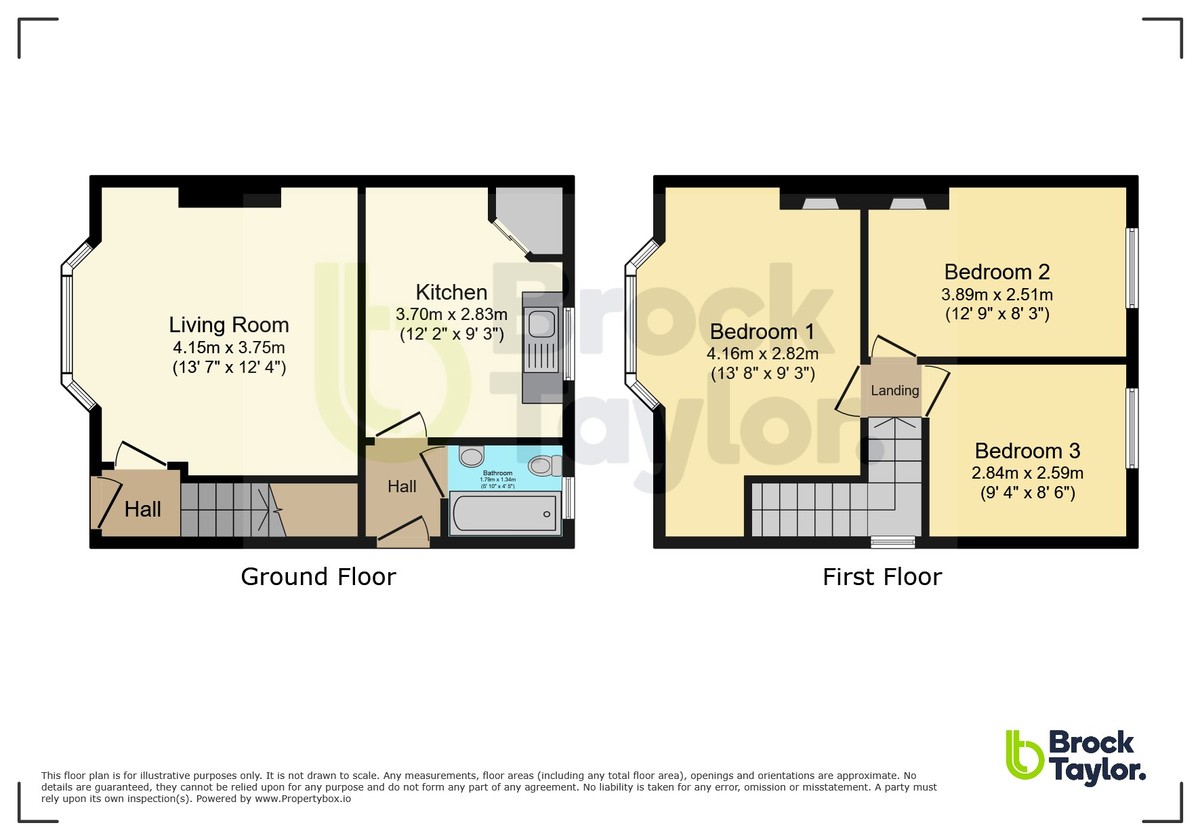 3 bed semi-detached house for sale in Eversfield Road, Horsham - Property Floorplan