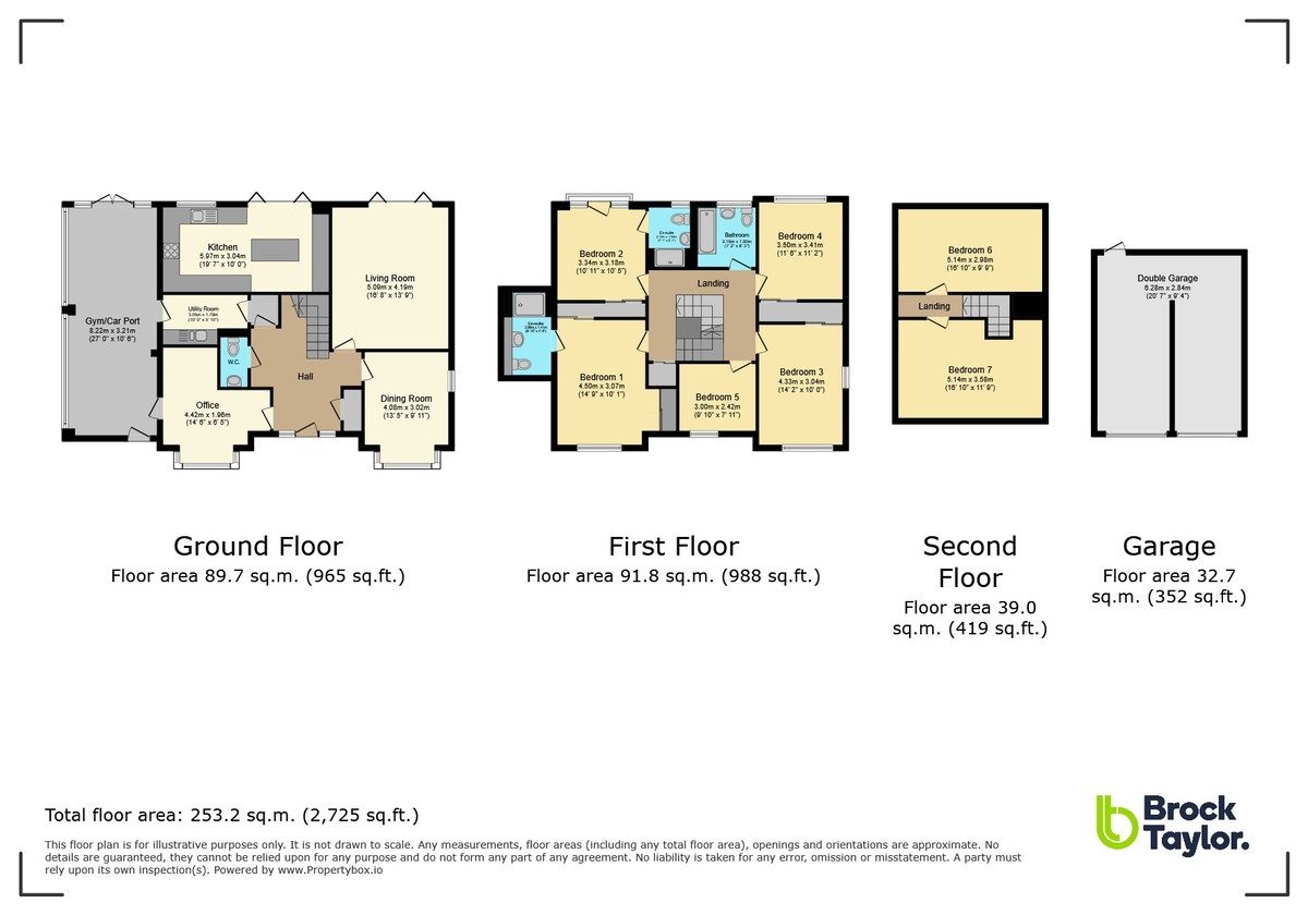 7 bed detached house for sale in Brickyard Way, Faygate - Property floorplan