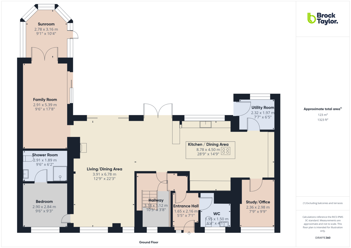 5 bed detached house for sale in Loxwood Road, Rudgwick - Property floorplan