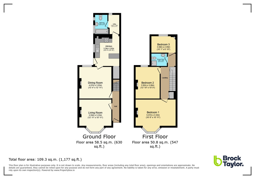 3 bed semi-detached house for sale in Billingshurst Road, Broadbridge Heath - Property floorplan