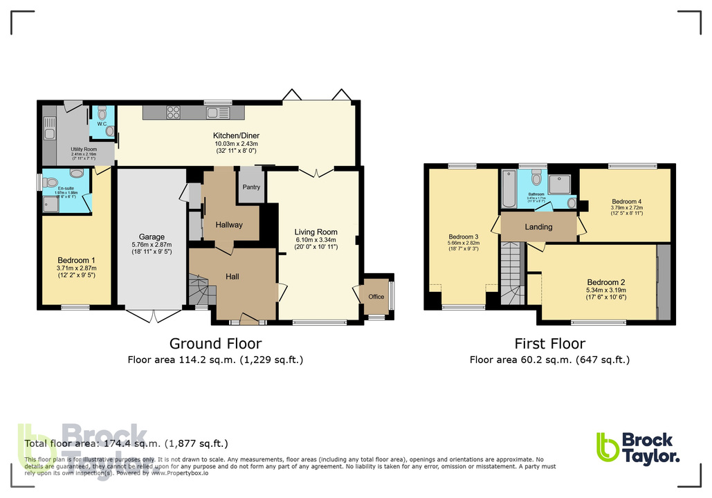 4 bed detached house for sale in Covert Mead, Handcross - Property floorplan