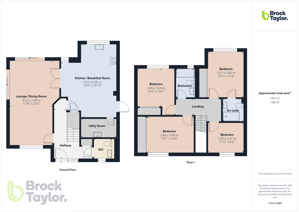 4 bed detached house for sale in Rocky Lane, Haywards Heath - Property floorplan