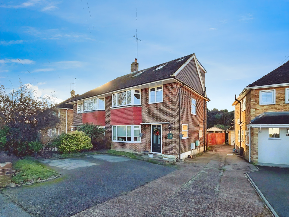 4 bed semi-detached house for sale in Hill Mead, Horsham, West Sussex