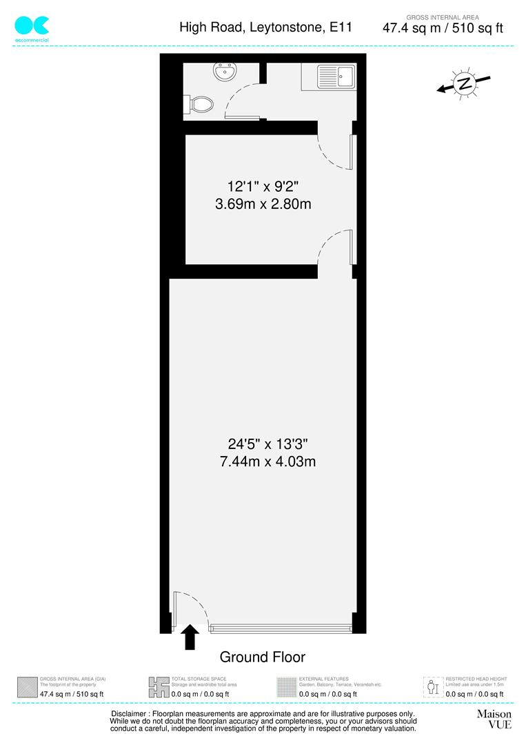 Commercial property to rent in High Road Leytonstone, London - Property floorplan
