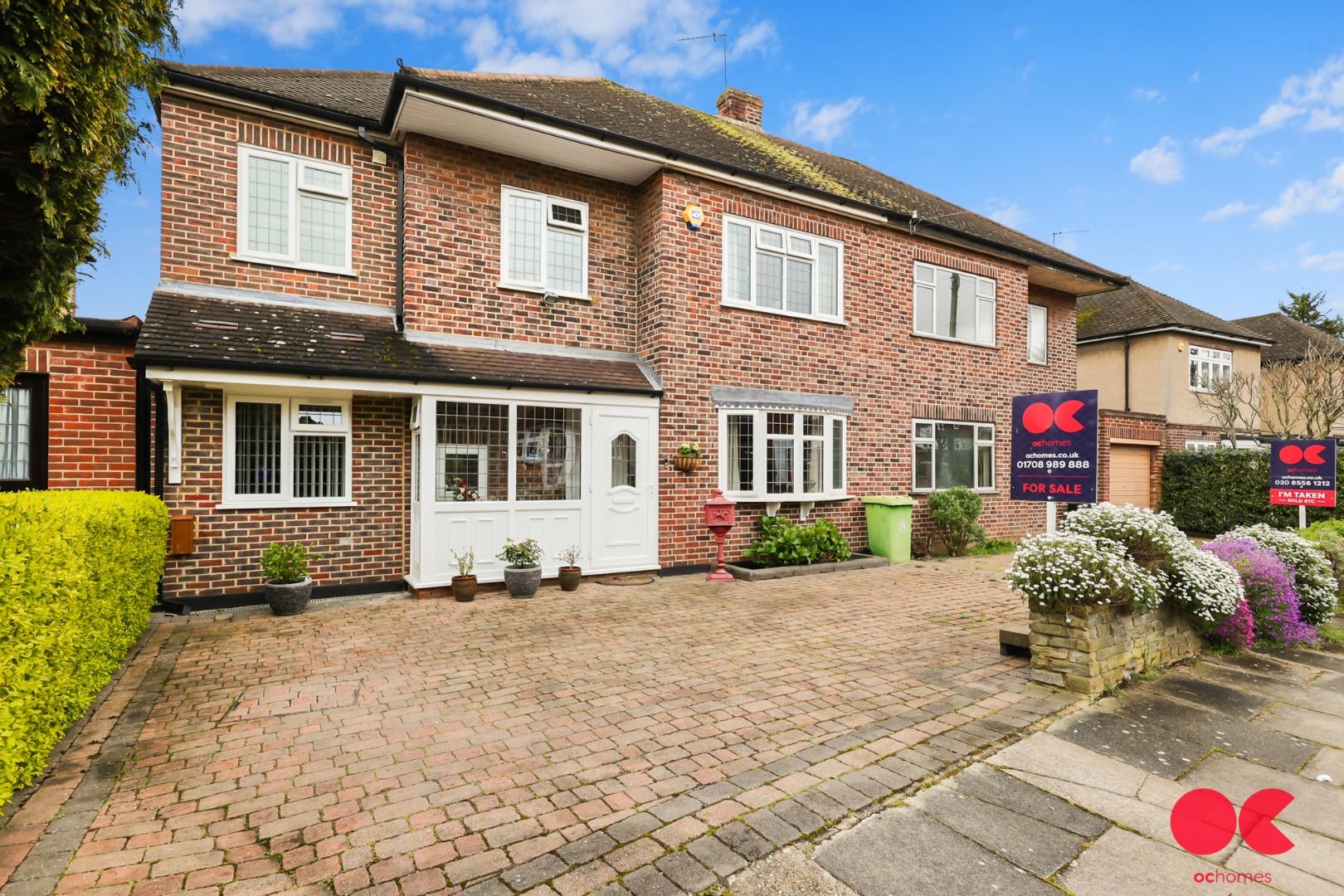 4 bed semi-detached house for sale in Manor Crescent, Hornchurch  - Property Image 1
