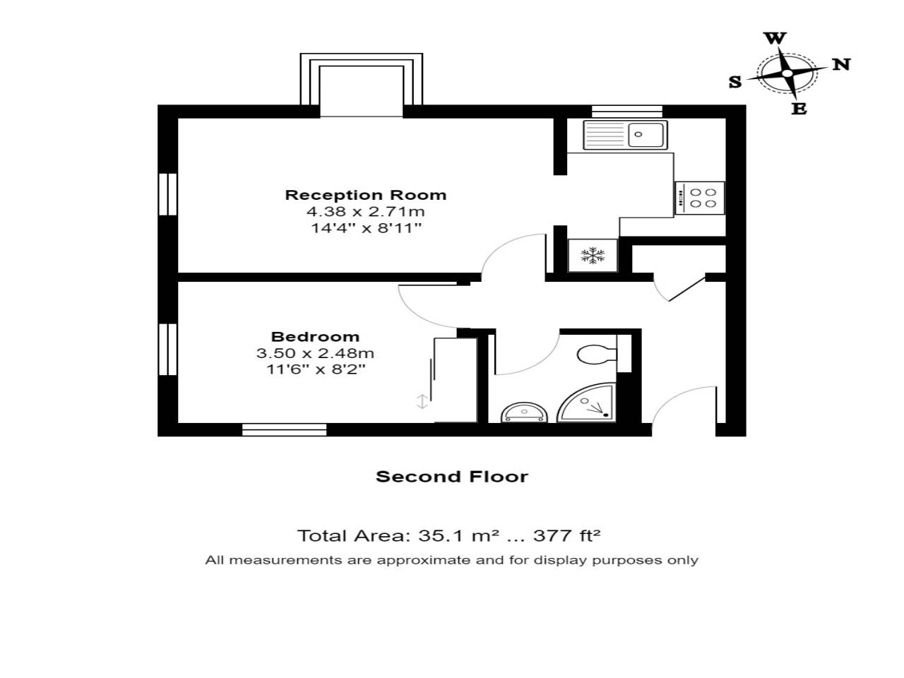 1 bed flat for sale in Farthingale Court, , Peregrine Road,  - Property Floorplan