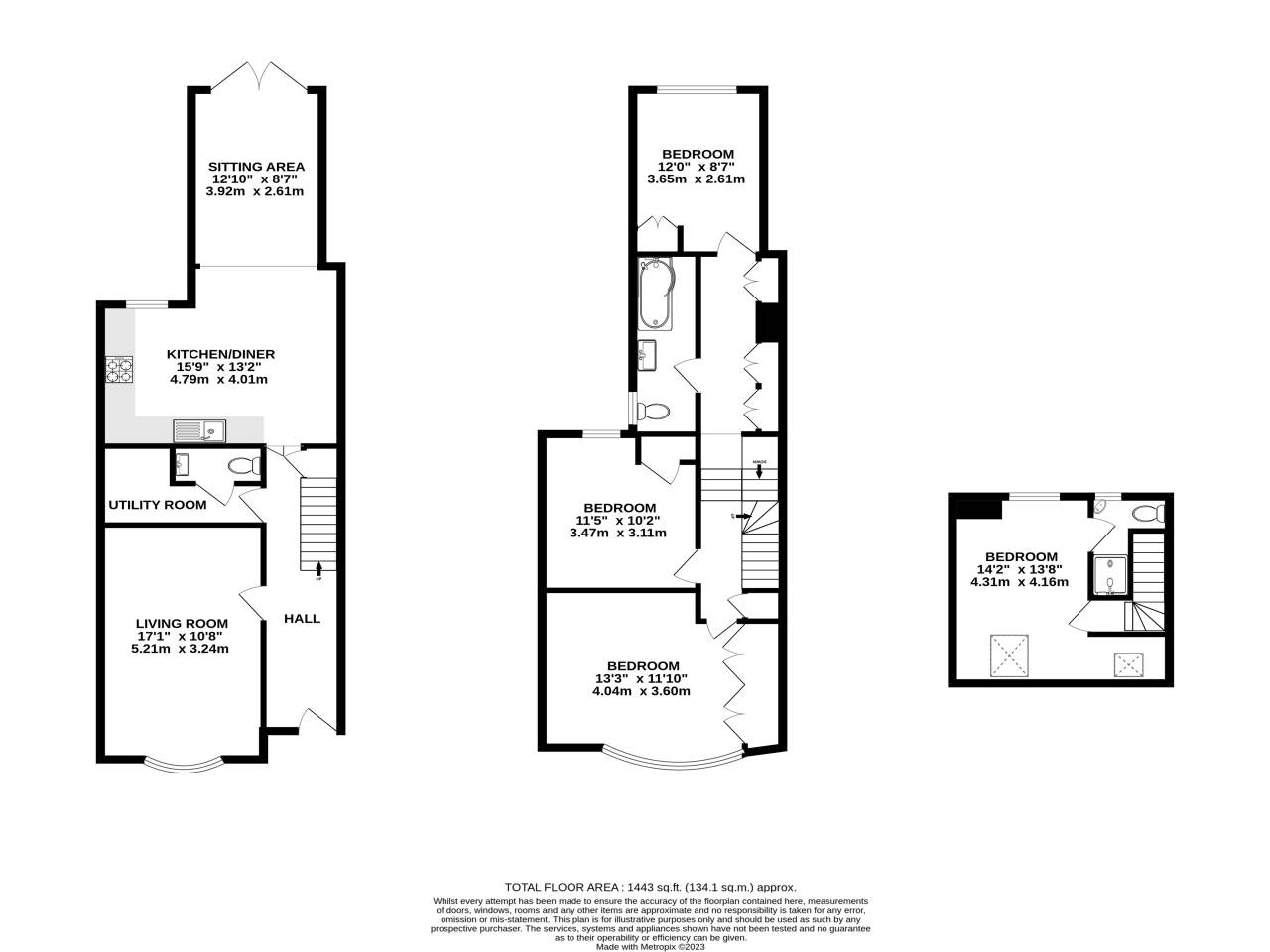 4 bed house for sale in Carnavon Road, South Woodford - Property Floorplan
