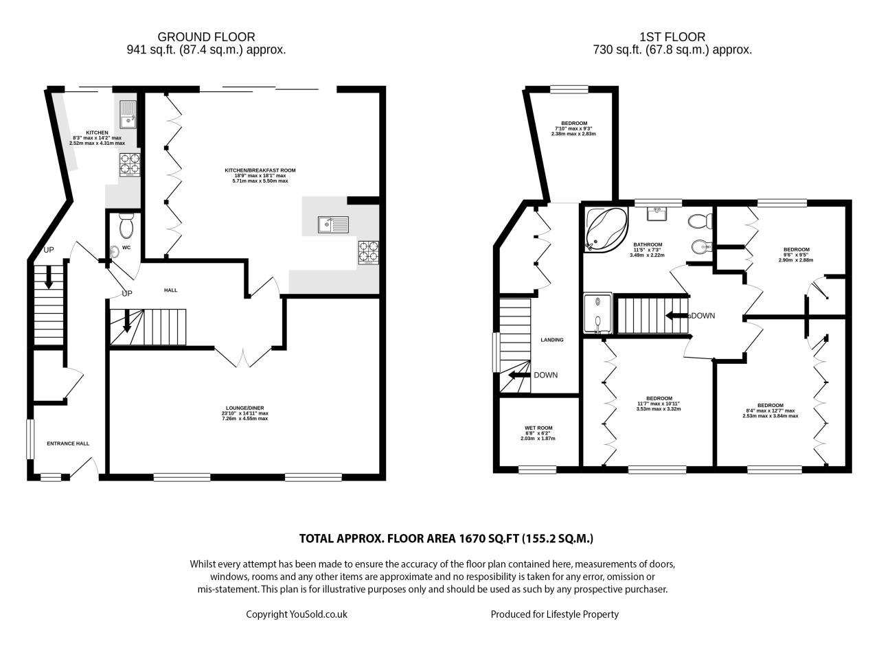 4 bed house for sale in Gaysham Avenue, Gants Hill - Property Floorplan