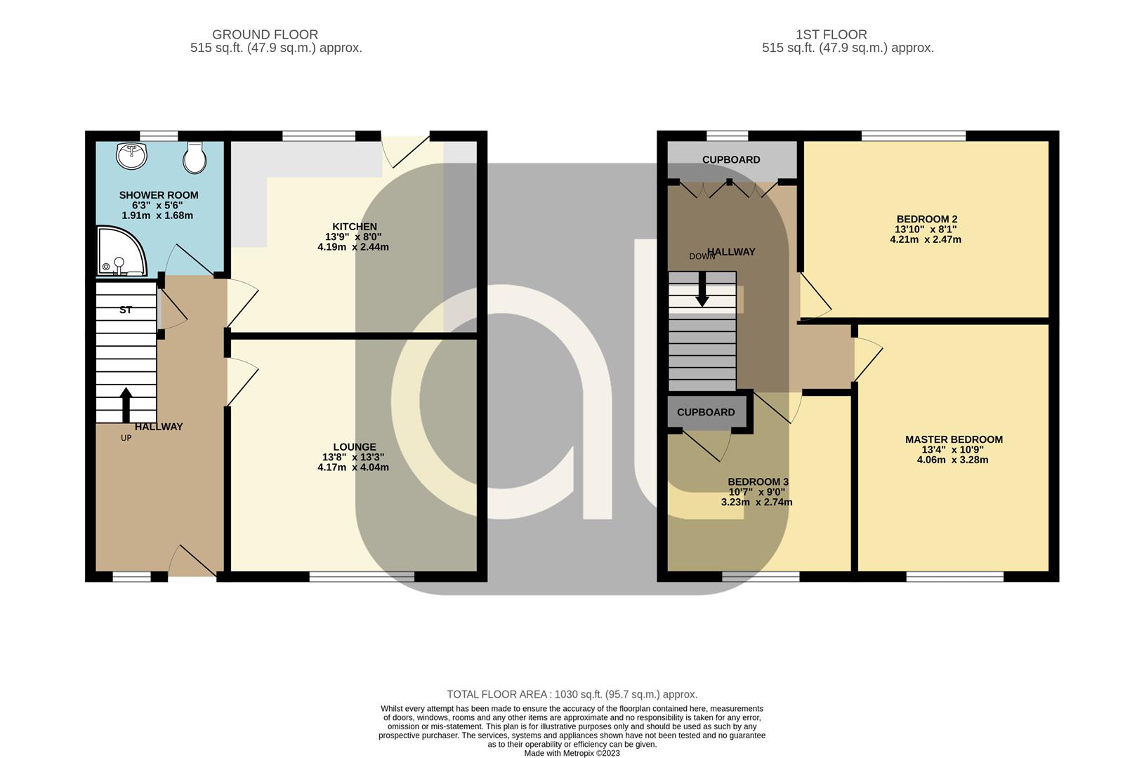 3 bed terraced house for sale in Dunure Crescent, Bonnybridge - Property Floorplan