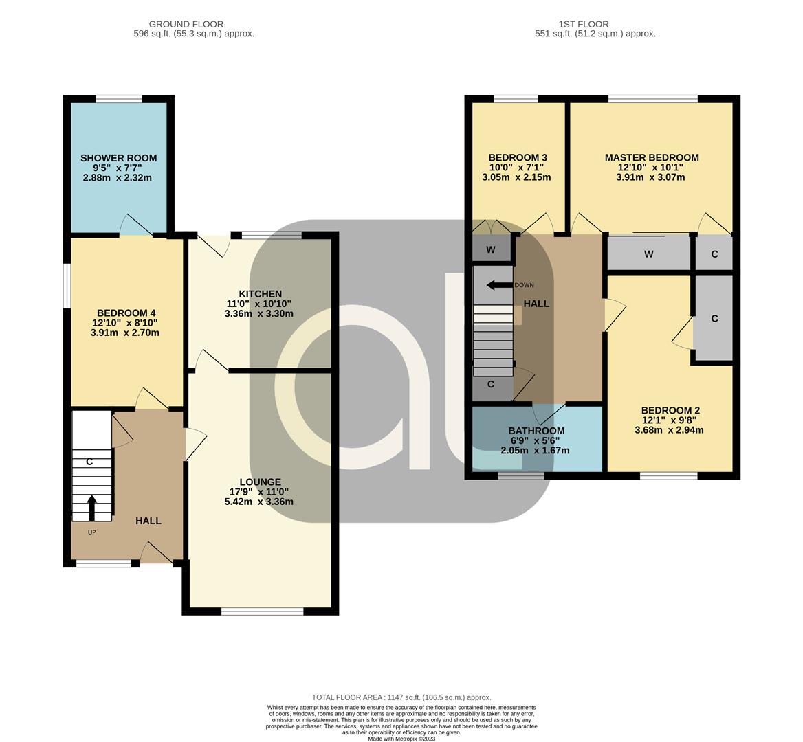 4 bed end of terrace house for sale in Sutherland Drive, Denny - Property Floorplan