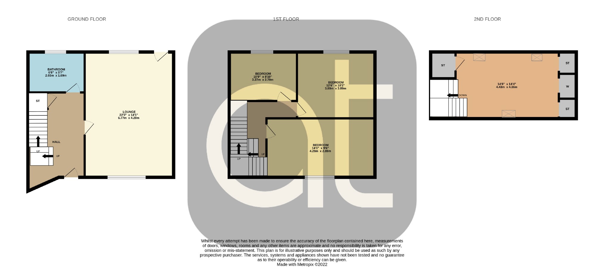 3 bed semi-detached house for sale in Fairlie Street, Falkirk - Property Floorplan
