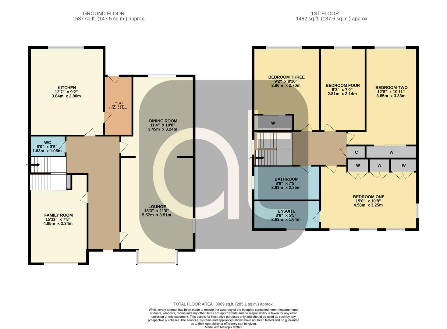 5 bed detached house for sale in Blantyre Gardens, Glasgow - Property Floorplan