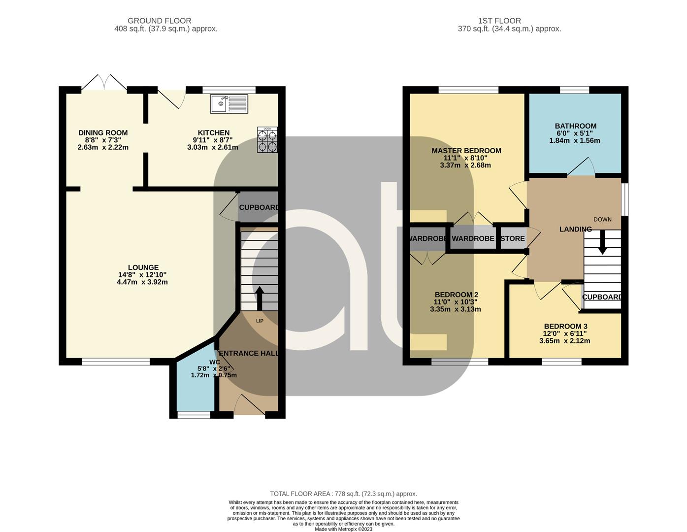 3 bed semi-detached house for sale in Ardgay Road, Bonnybridge - Property Floorplan