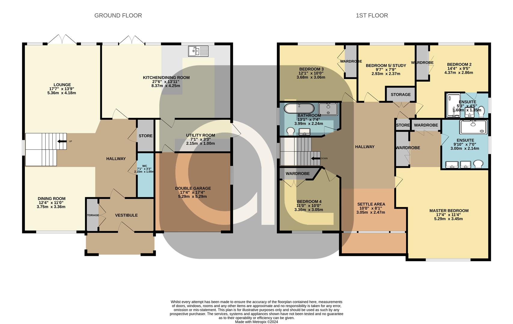 5 bed detached house for sale in Galbraith Crescent, Larbert - Property Floorplan