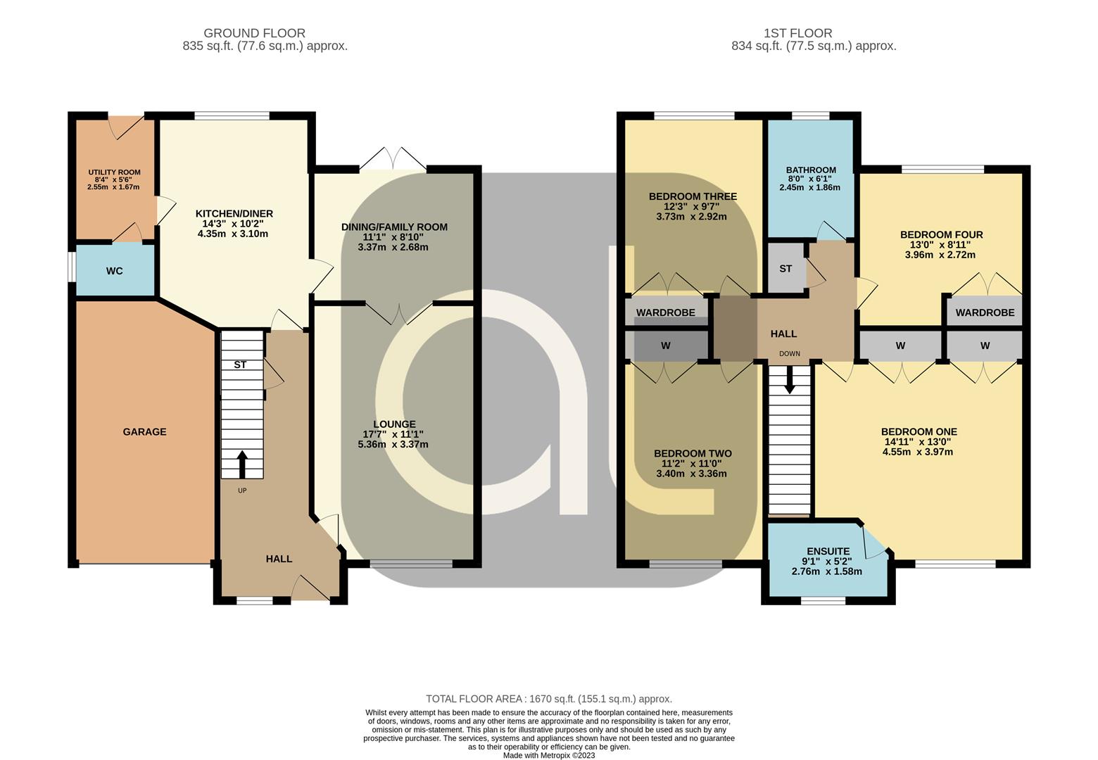 4 bed detached house for sale in Milne Drive, Falkirk - Property Floorplan