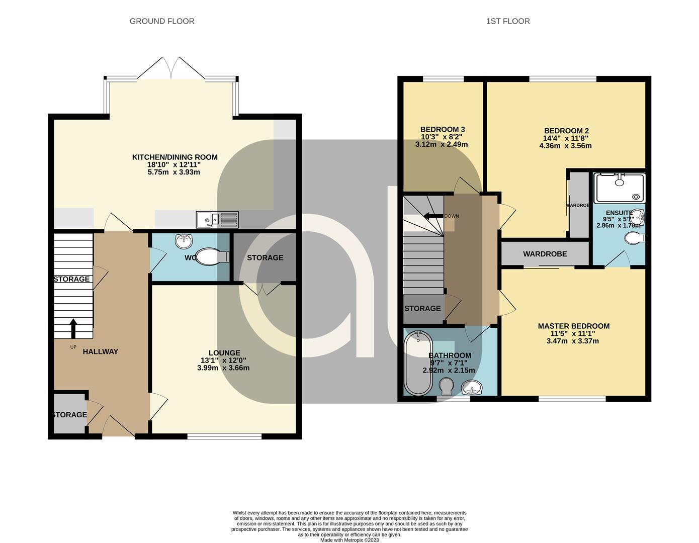 3 bed detached house for sale in Smeaton Drive, Bonnybridge - Property Floorplan
