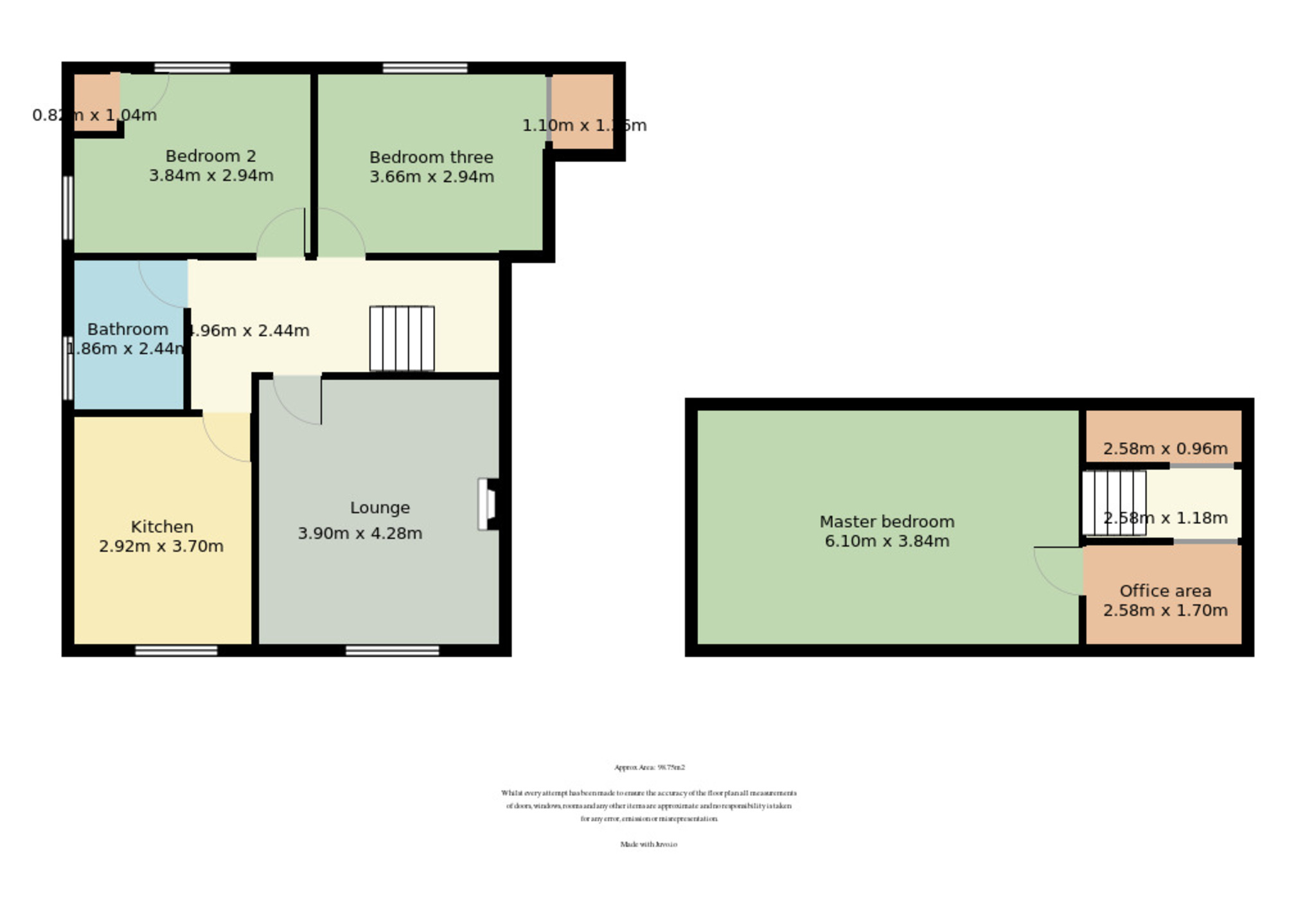 3 bed maisonette to rent in Christchurch Road, Bournemouth - Property floorplan