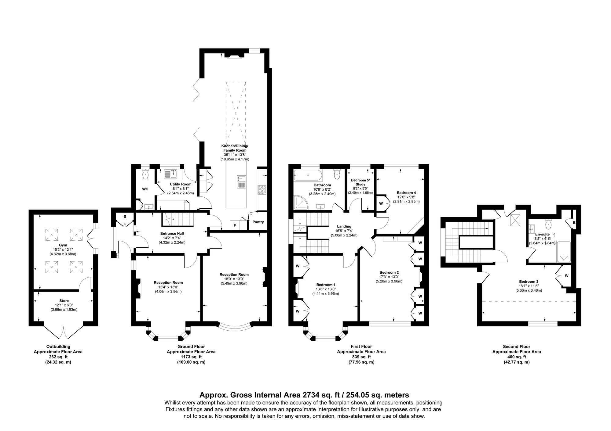 5 bed semi-detached house for sale in Greenmount Lane, Bolton - Property floorplan