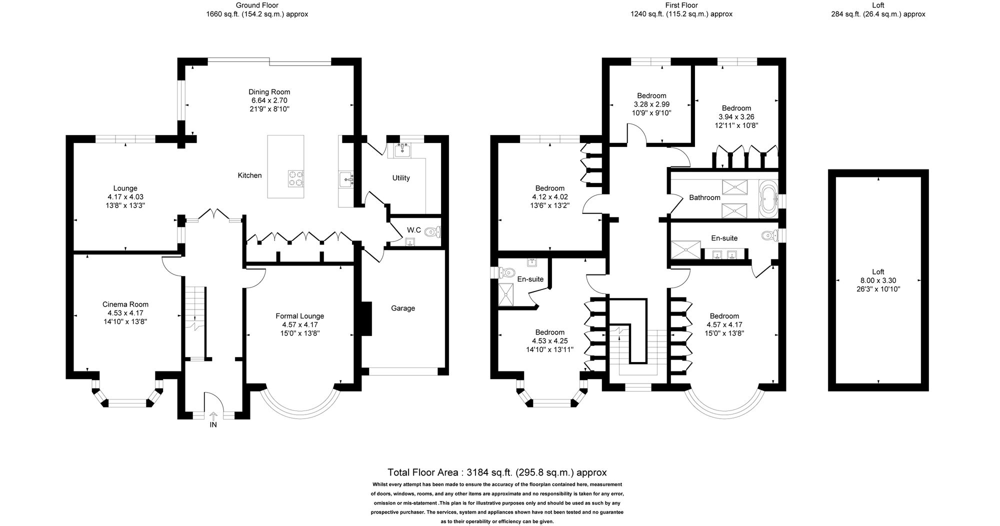 5 bed detached house for sale in Longsight Road, Bury - Property floorplan